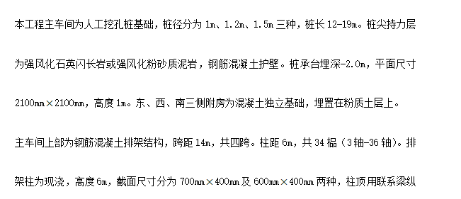 某紡織車間施工組織設(shè)計(jì)方案