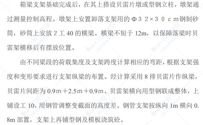 匝道橋連續(xù)箱梁的鋼支架施工方案