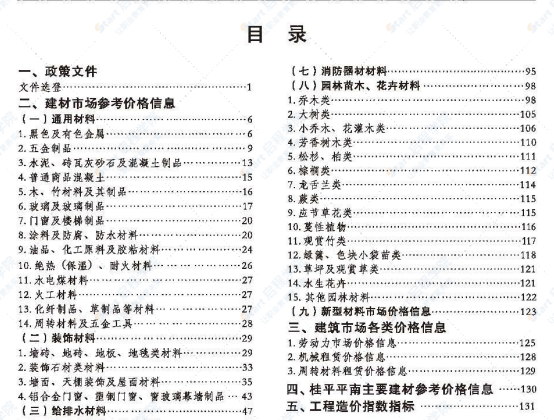 贵港市2020年2月信息价