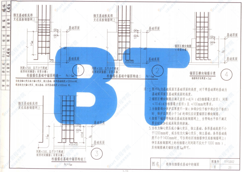 11YG002 鋼筋混凝土結(jié)構(gòu)抗震構(gòu)造詳圖