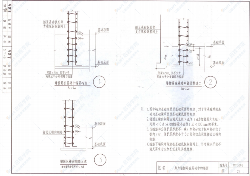 11YG002 鋼筋混凝土結(jié)構(gòu)抗震構(gòu)造詳圖