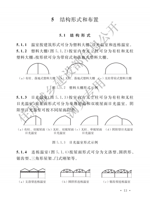 GB/T51424-2022農(nóng)業(yè)溫室結(jié)構(gòu)設(shè)計(jì)標(biāo)準(zhǔn)