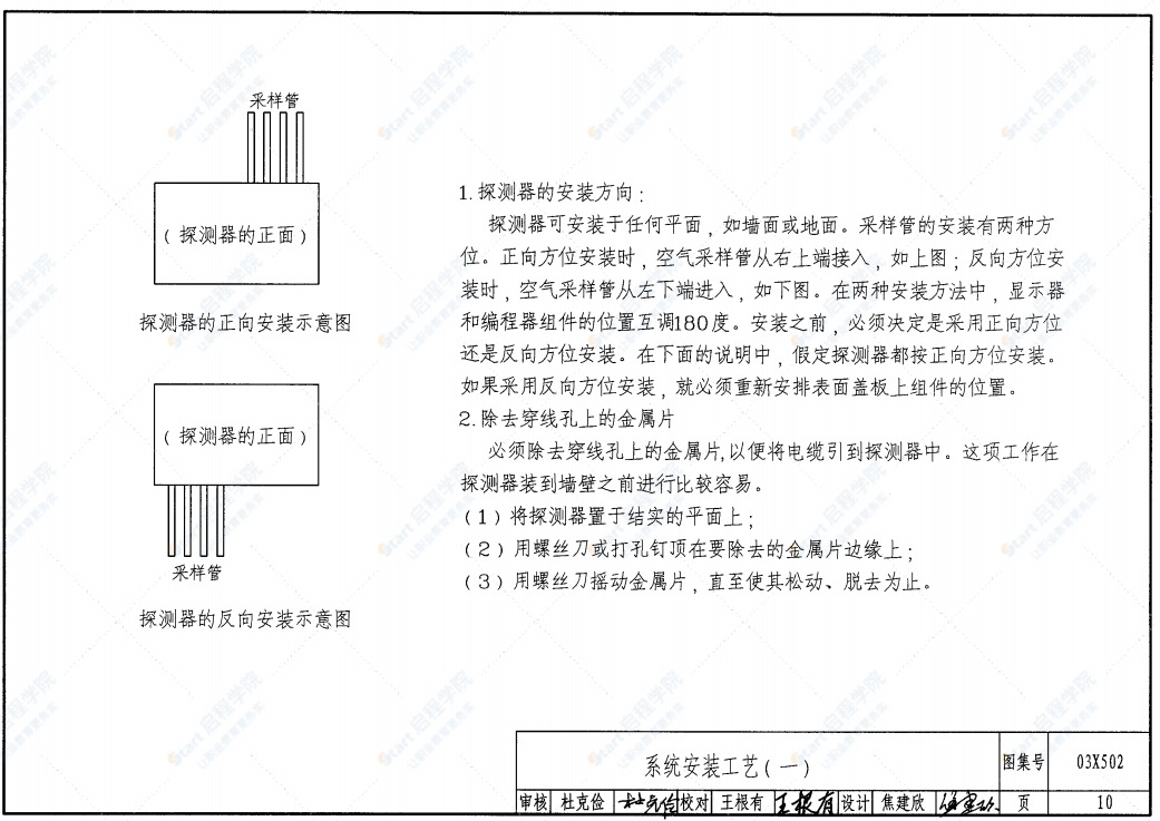 03X502 空气采样早期烟雾探测系统