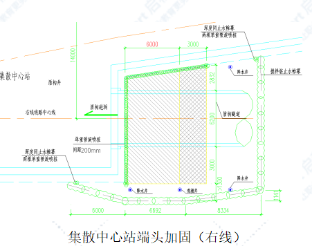 盾構(gòu)井端頭加固三軸攪拌樁施工工藝