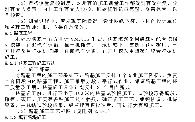 高速公路工程实施性施工组织设计方案