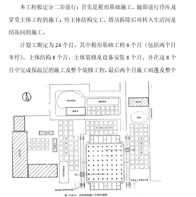 大型食品冷库施工组织设计方案