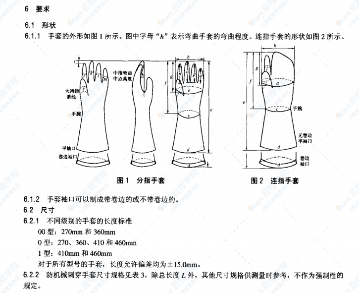 DL/T975-2005带电作业用防机械刺穿手套