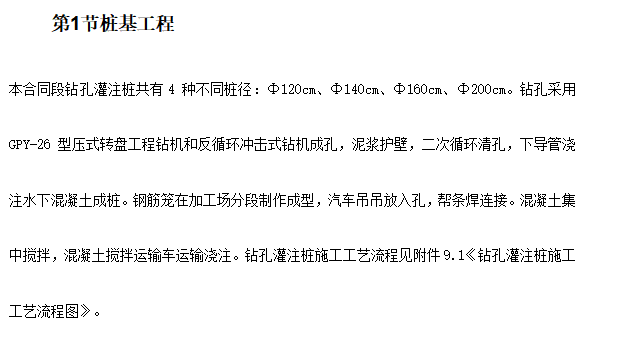 某市环路立交桥施工组织设计方案