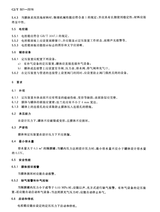 CJT-501-2016隔绝式气体定压装置