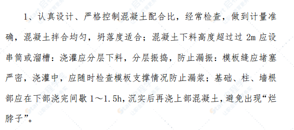 大道快速化改造工程质量通病防治措施方案