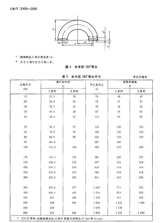 GB/T 12459-2005钢制对焊无缝管件