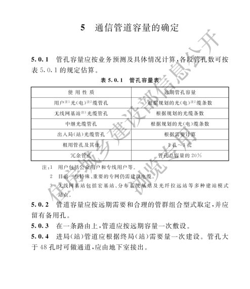 GB 50373-2019通信管道与通道工程设计标准