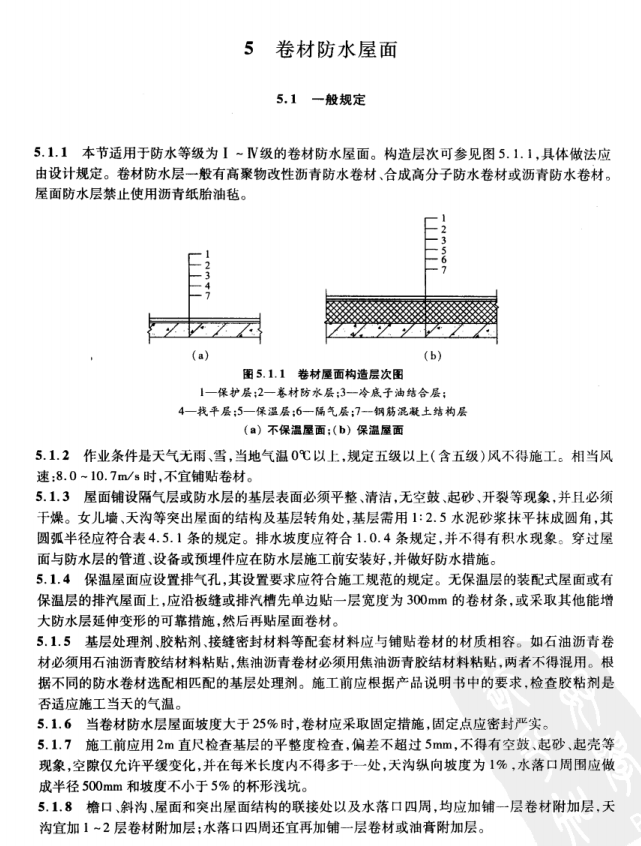 DGJ32-J-36-2006江苏省建筑安装工程施工技术操作规程-防水工程