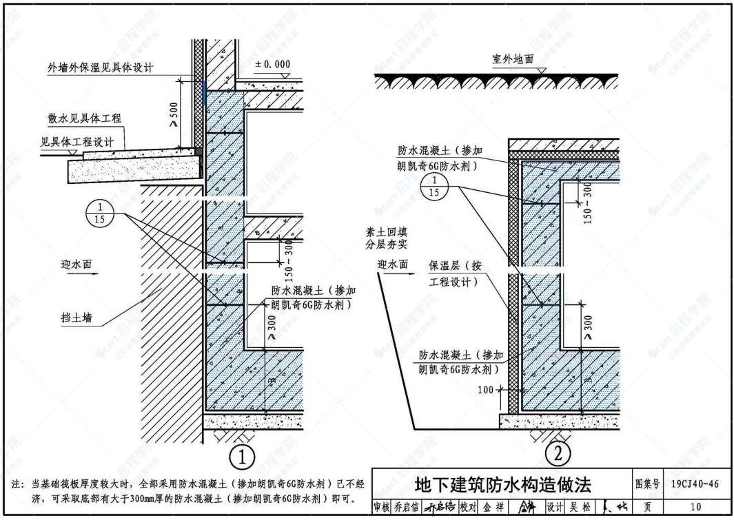 19CJ40-46建筑防水系统构造（四十六）