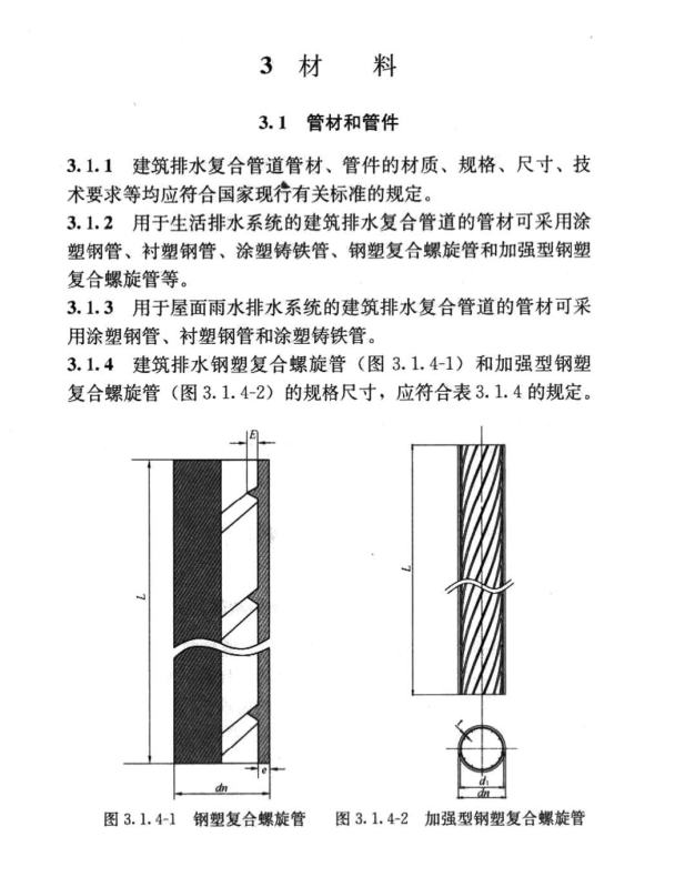  CJJT 165-2011 建筑排水复合管道工程技术规程