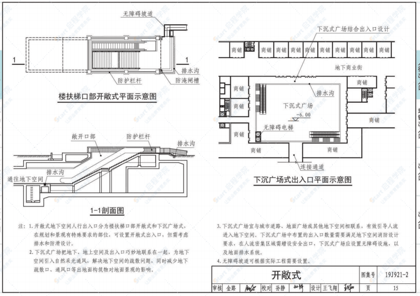 19J921-2 城市地下空间人行出入口