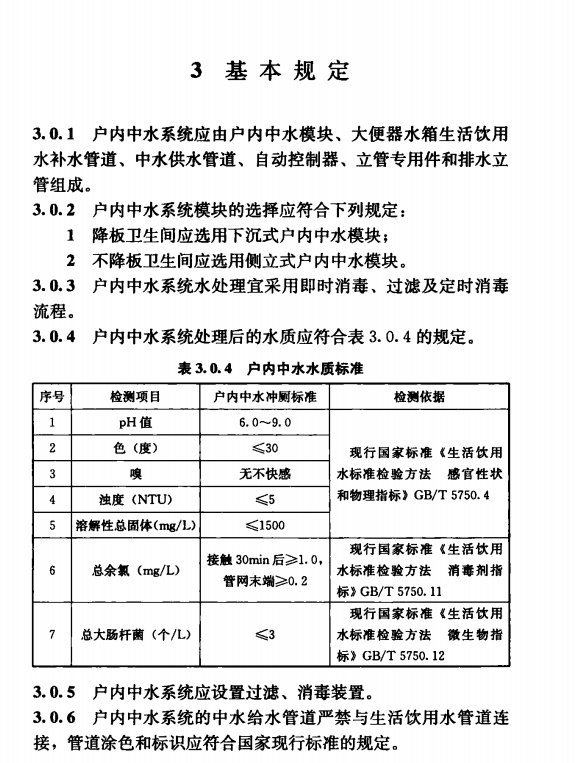 JGJ/T 409-2017模块化户内中水集成系统技术规程