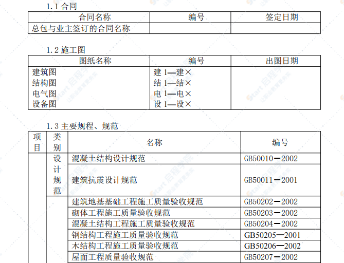 土建工程施工组织设计方案推荐模板