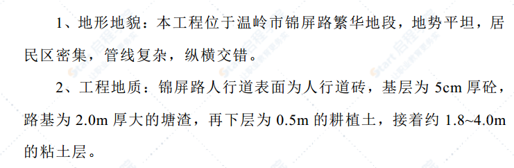 电力电缆管线敷设工程组织设计方案