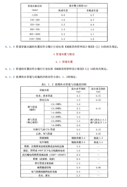 CJJ/T-81-2013城镇供热直埋热水管道技术规程