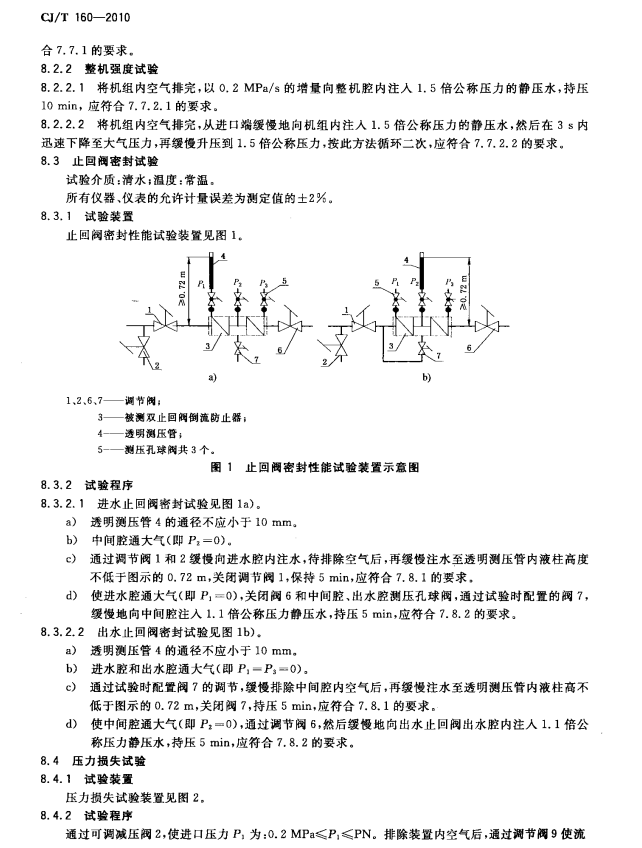 CJ/T 364-2011 管道式电磁流量计在线校准要求