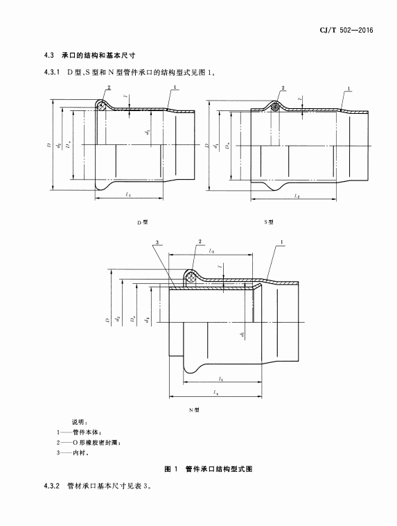 CJ/T-502-2016 卡压式铜管件