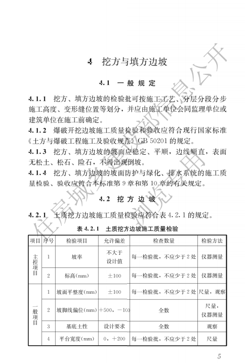 GB/T 51351-2019 建筑边坡工程施工质量验收标准