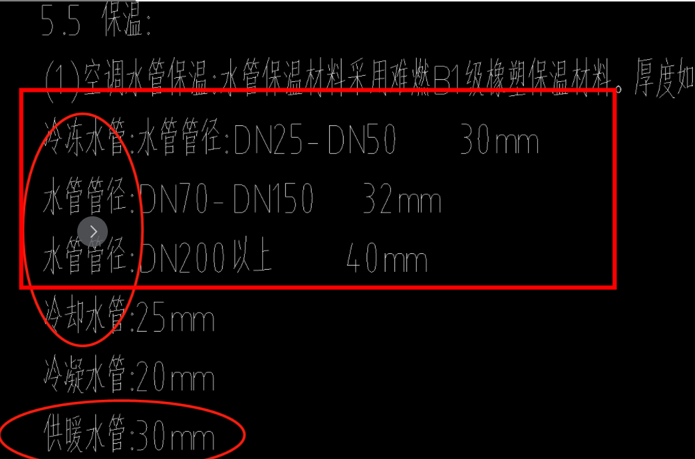 请问连接空调的都是什么水管，蓝色的是冷凝水，紫色虚线和紫色实线是供暖水管？