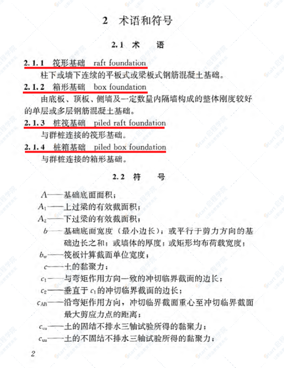 《高层建筑筏形与箱形基础技术规范》JGJ6-2011