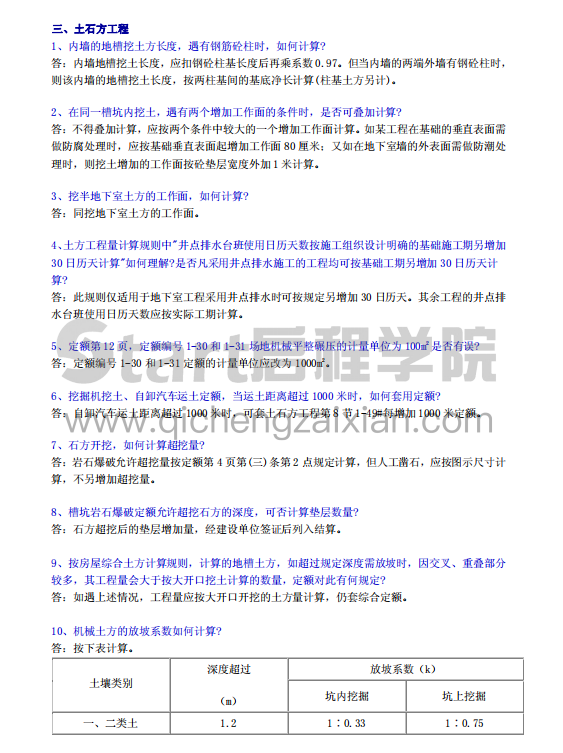 浙江省建筑工程预算定额(1994年)(上册)综合解释