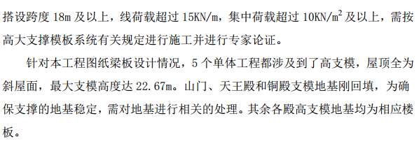 某高支模安全专项施工方案