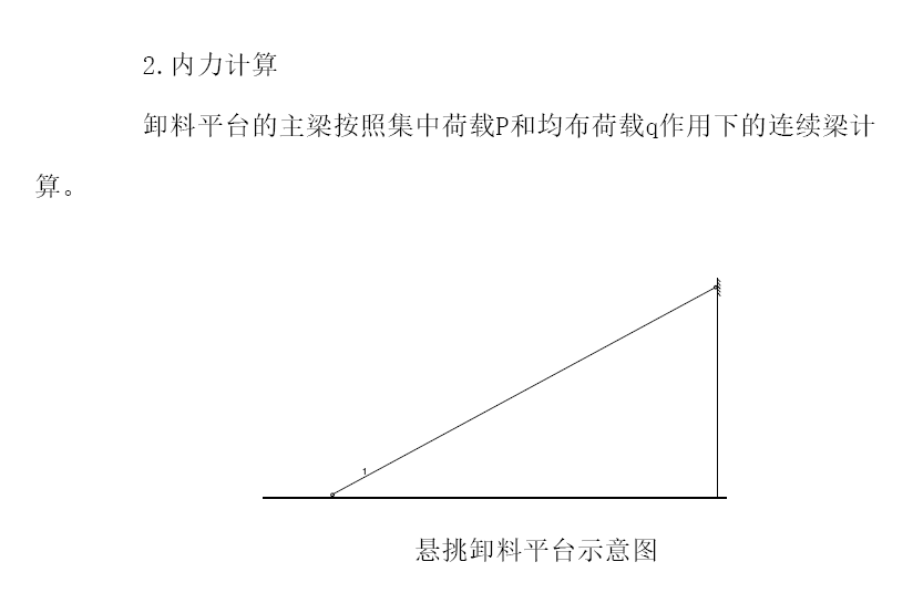 高层悬挑式卸料平台施工方案