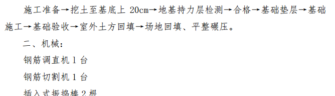 關于某鋼結構廠房獨立基礎工程的施工組織設計