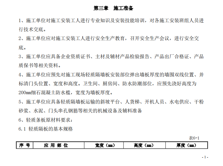 某地區(qū)醫(yī)院關(guān)于輕質(zhì)混凝土條板隔墻的施工組織設(shè)計