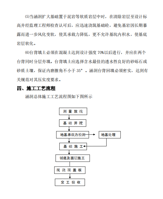 某地区砖砌排水函洞工程施工方案