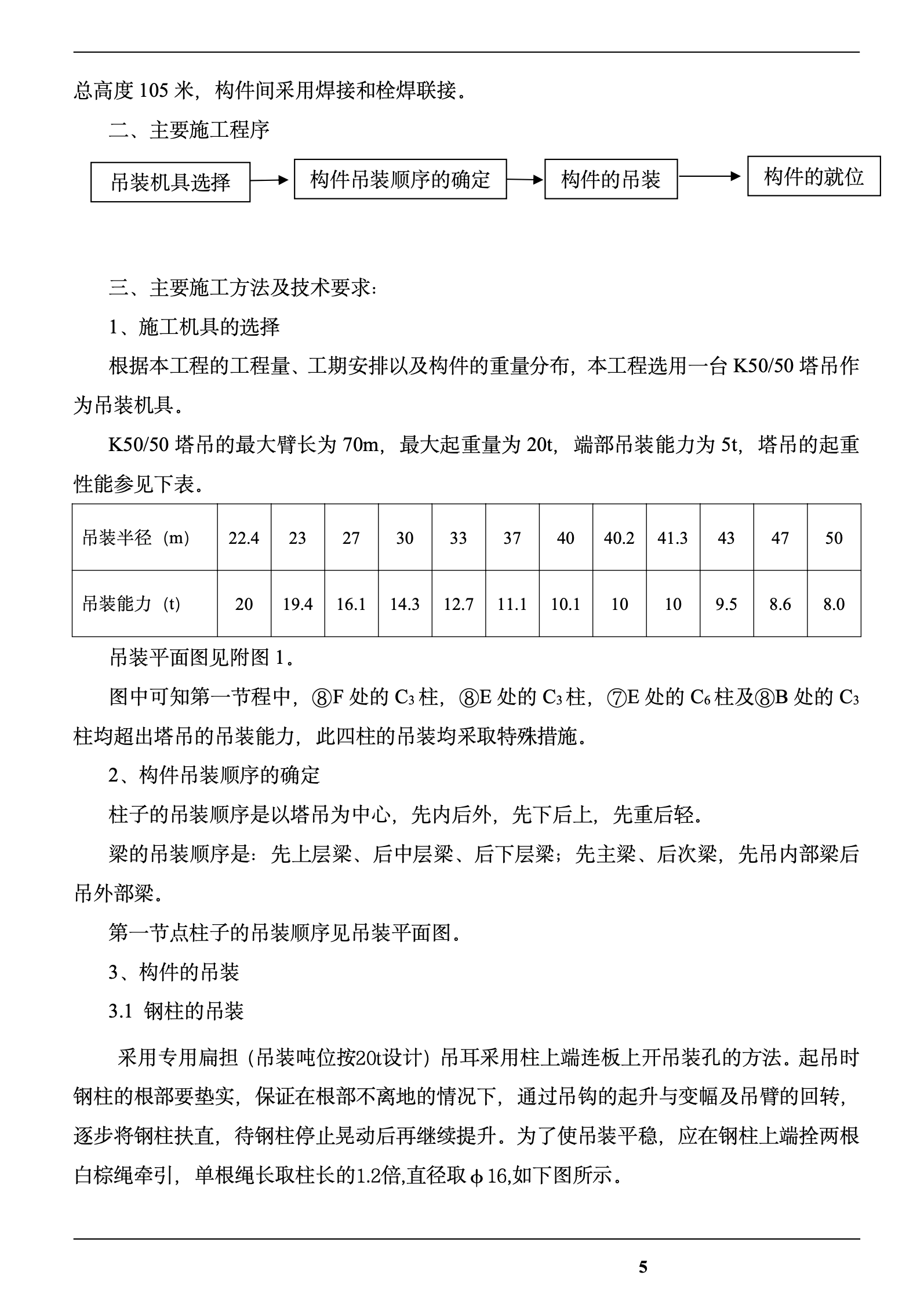 某城市钢结构安装工程施工组织设计