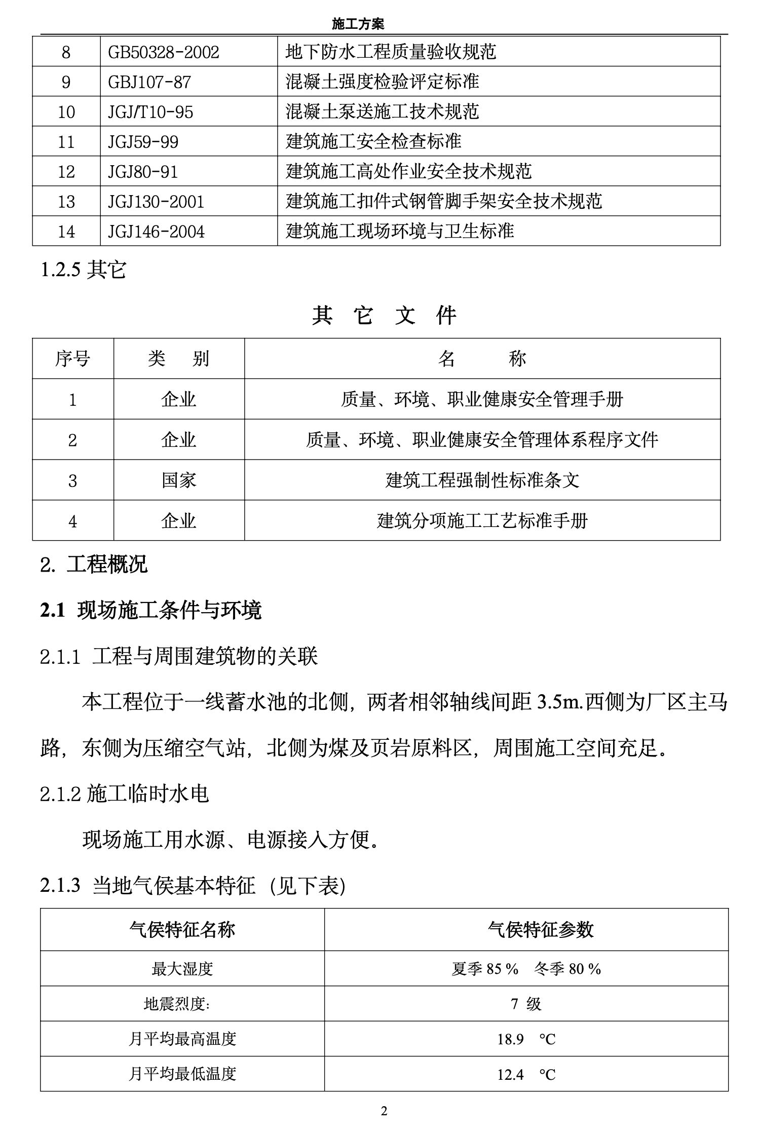 D地区的蓄水池施工组织设计