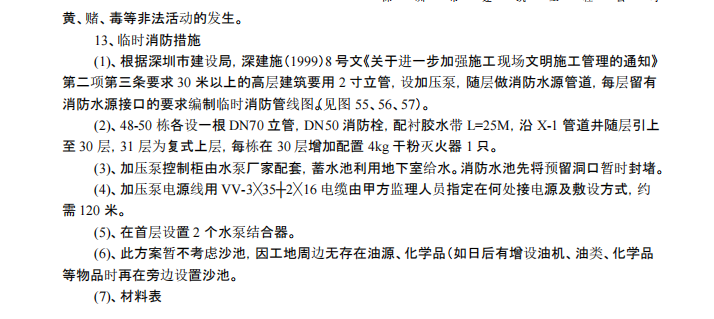 D高层住宅项目文明施工施工组织设计