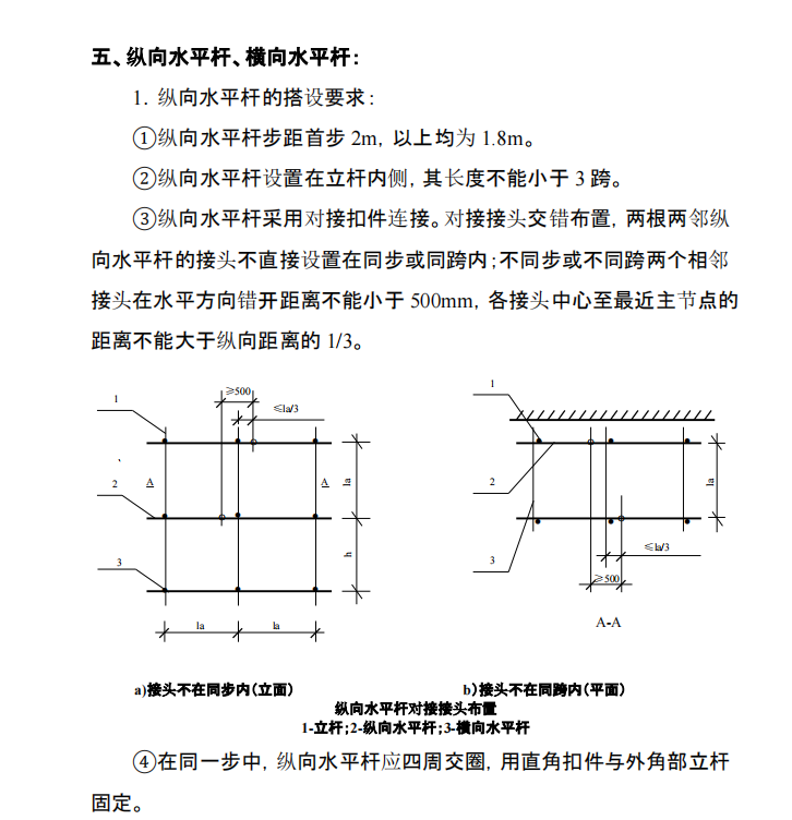 某地區(qū)腳手架有關施工組織設計