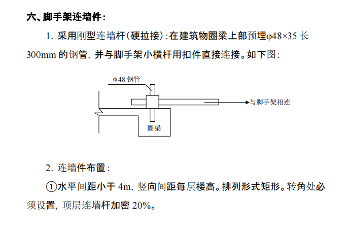 某地區(qū)腳手架有關施工組織設計