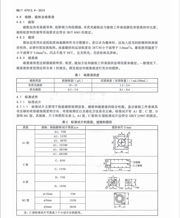 NBT-47013.4-2015-承壓設(shè)備無(wú)損檢測(cè)-第4部分：磁粉檢測(cè)