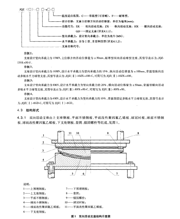 JT/T873-2013 公路橋梁多級(jí)水平力球型支座