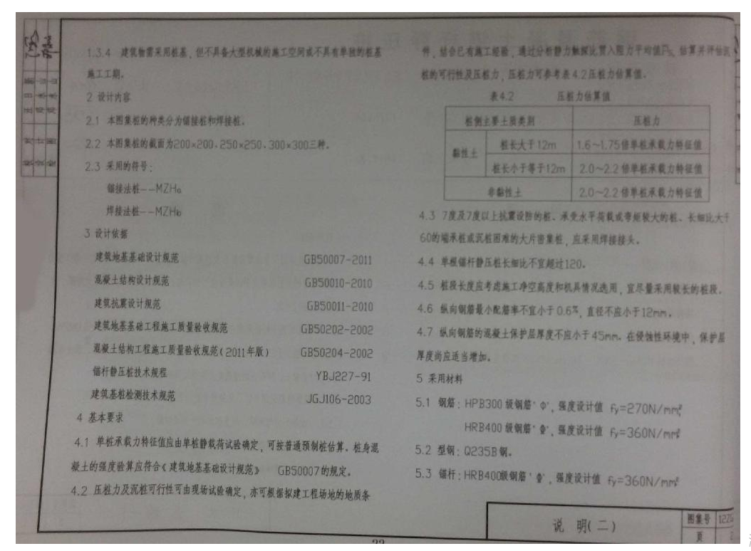 12ZG206 鋼筋混凝土錨桿靜壓樁