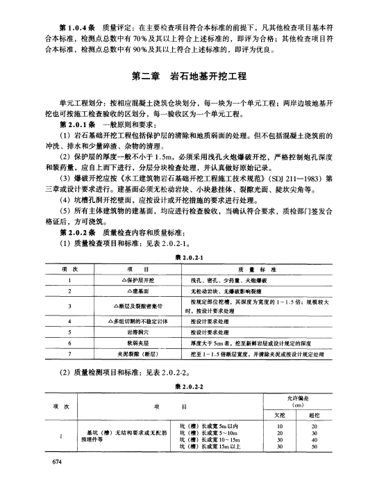 SDJ 249.1-1988 水利水電基本建設(shè)工程單元工程質(zhì)量等級評定標(biāo)準(zhǔn)(一)(試行)