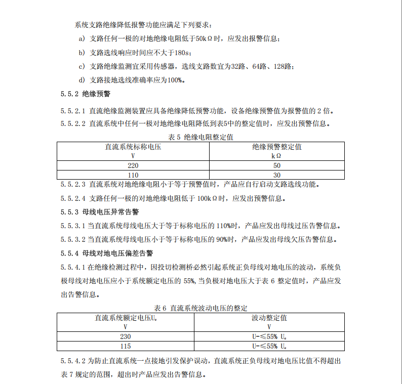 DL/T1392-2014 直流電源系統(tǒng)絕緣監(jiān)測裝置技術條件