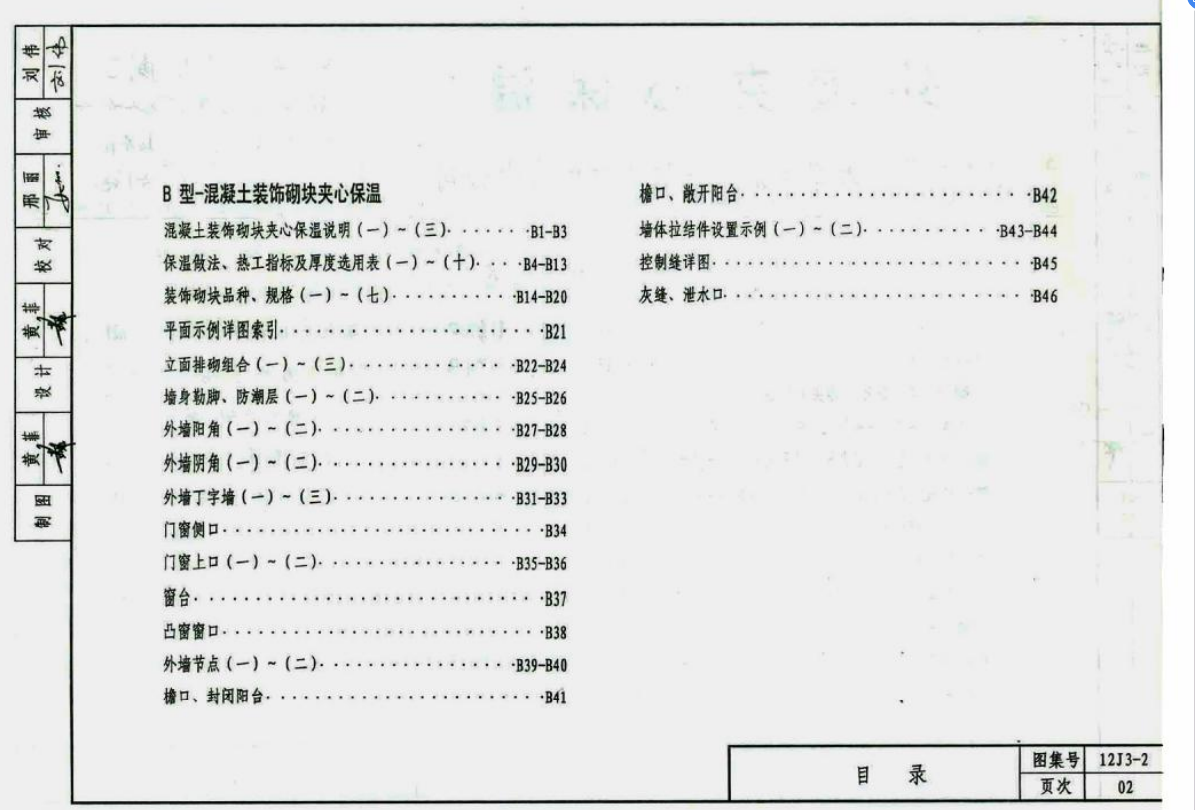 12YJ3-2 外墻夾心保溫