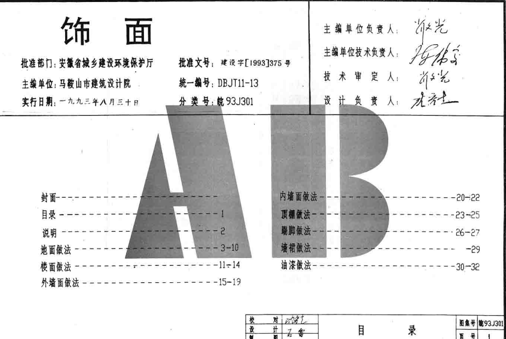 皖93J301 飾面