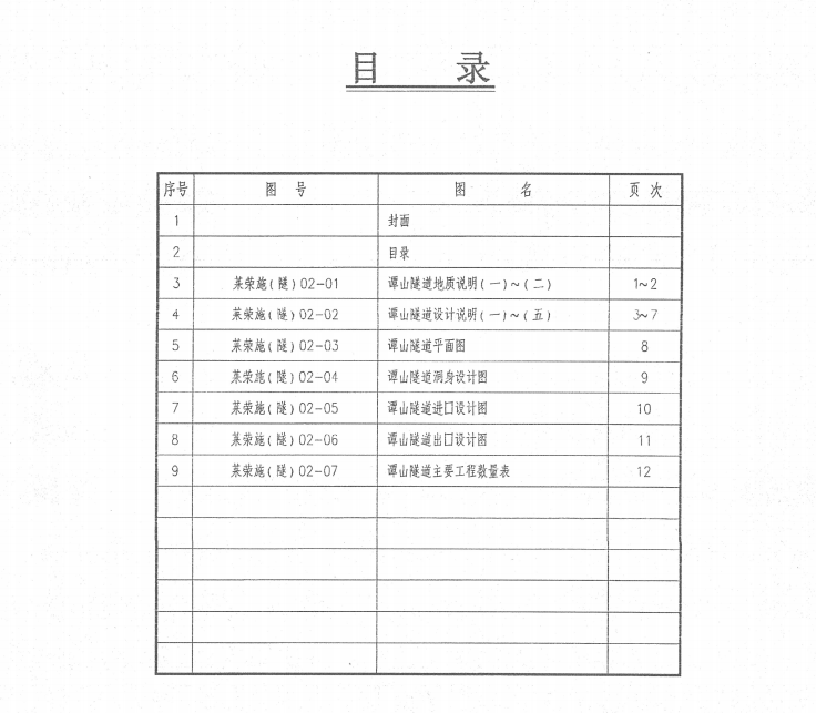 譚山隧道設(shè)計(jì)圖萊榮施隧