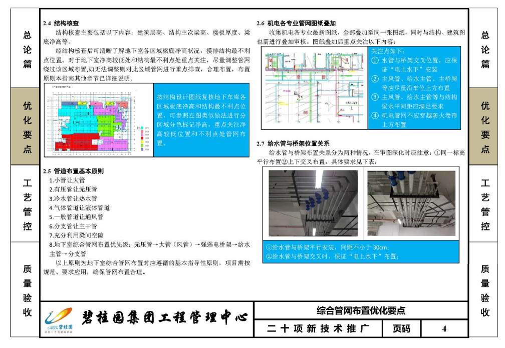 碧桂園地下室綜合管網(wǎng)布置技術(shù)應(yīng)用指南