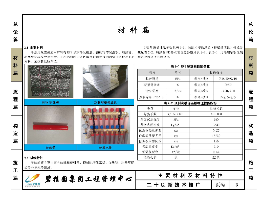 碧桂園干法地暖應(yīng)用指南